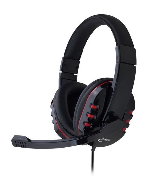 Gembird GHS-402 - Gaming headset med mikrofon, blank sort