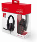 Miniatyrbillede 1 af 9: Gembird GHS-402 - Gaming headset med mikrofon, blank sort