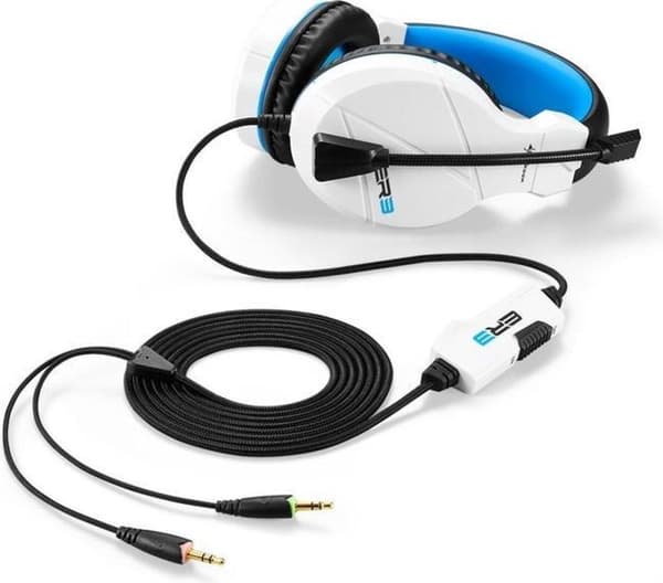 Sharkoon RUSH ER3 Headset Pandebånd Sort, Blå, Hvid