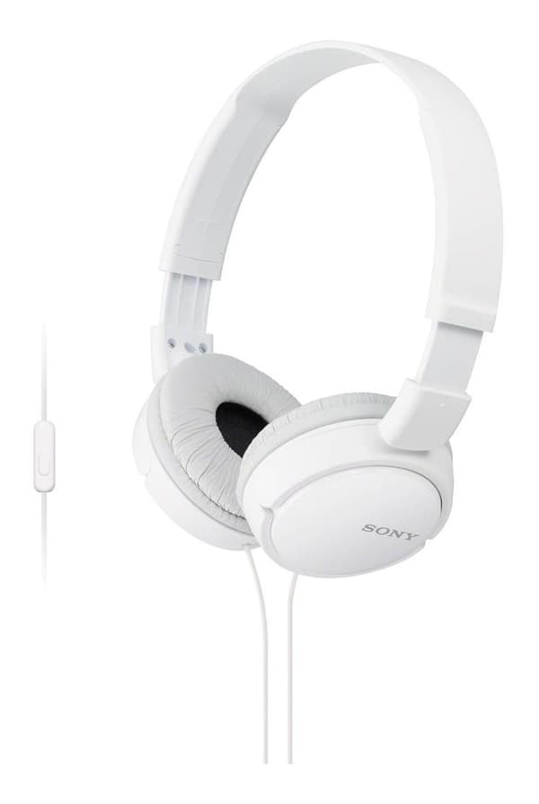 Sony MDR-ZX110A - On-ear høretelefoner - Hvid