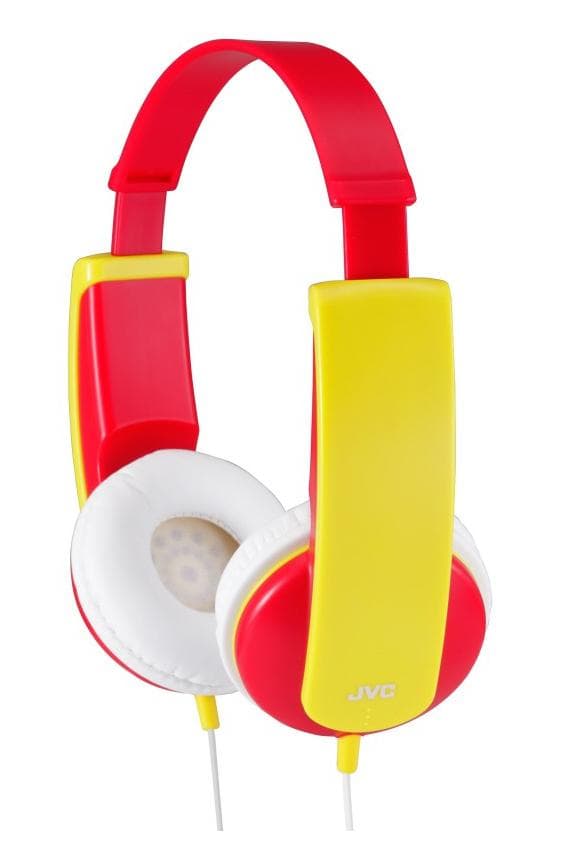 JVC HA-KD5 - On-ear børnehovedtelefoner - Rød/Gul