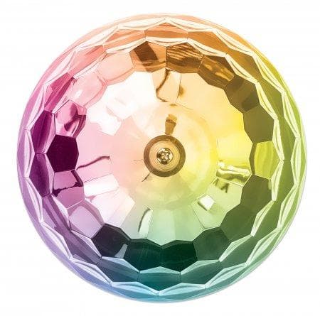 MANHATTAN Sound Science Bluetooth®-højttaler med diskokugle II Farverige LED-effekter, kontroller, FM-radio, microSD-kortslot, USB-A-port, 3,5 mm jack