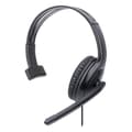 Miniatyrbild 1 av 7: MANHATTAN Mono USB Headset Circumaural design (over-ear), ensidig öronkåpa, trådbunden, USB-A-kontakt, integrerad volymkontroll, justerbar mikrofon, s
