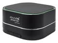 Pikkukuva 1 / 6: MANHATTAN Sound Science Metallic LED Bluetooth®-kaiutin Bluetooth 5.0, mikrofoni handsfree-toimintoon, säätimet, FM-radio, microSD-korttipaikka, musta