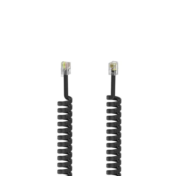 Hama telefon (analog) anslutningskabel [1x RJ10-kontakt 4p4c - 1x RJ10-kontakt 4p4c] 3m svart