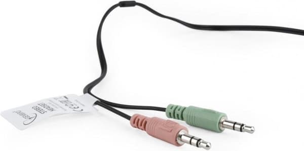 Gembird MHS-001-GW - Hovedtelefoner med mikrofon, blank hvid