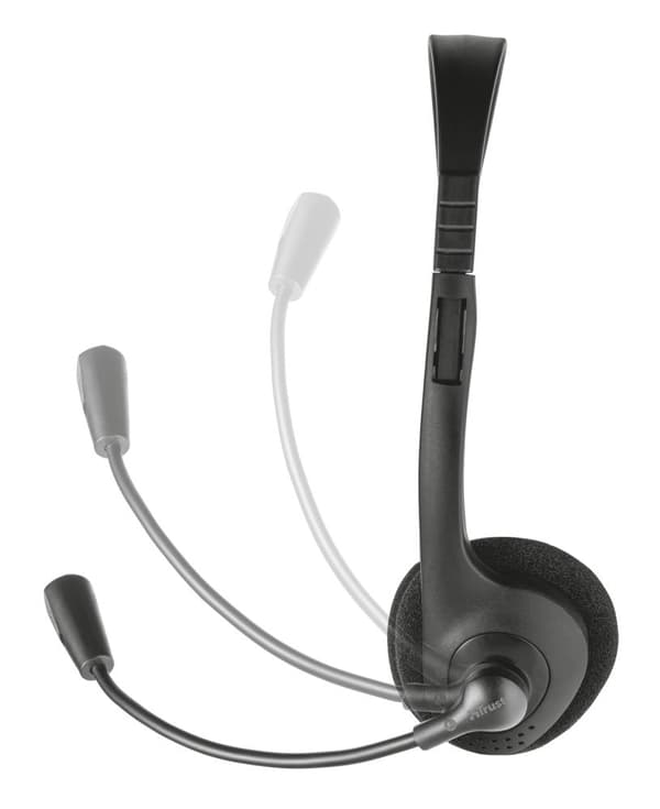 Trust Primo - Headset med mikrofon - PC - Laptop - Lämplig för att arbeta hemifrån