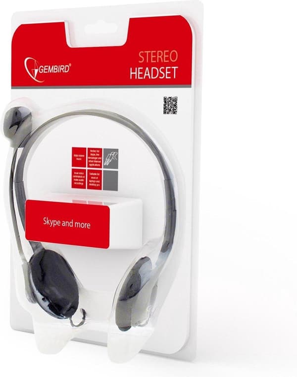 Gembird MHS-123 - Stereoheadset, svart