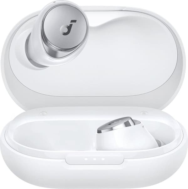 Soundcore Space A40-hörlurar True Wireless Stereo (TWS) In-ear-samtal/musik Bluetooth Vit