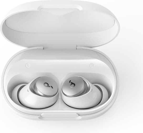 Soundcore Space A40-hörlurar True Wireless Stereo (TWS) In-ear-samtal/musik Bluetooth Vit