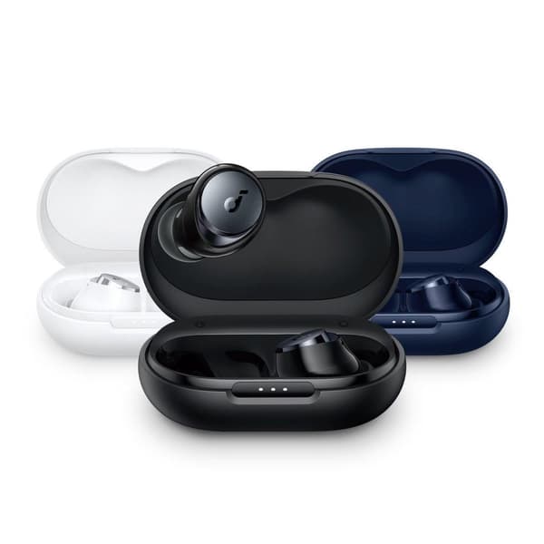 Soundcore Space A40-hörlurar True Wireless Stereo (TWS) In-ear-samtal/musik Bluetooth Vit