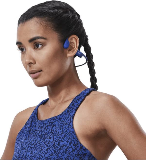 Shokz Openrun Mini Bone conduction Sports hovedtelefoner - Blå