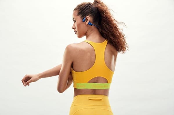 Shokz Openrun Mini Bone conduction Sports hovedtelefoner - Blå