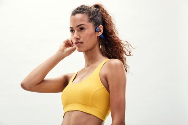 Shokz Openrun Mini Bone conduction Sports hovedtelefoner - Blå