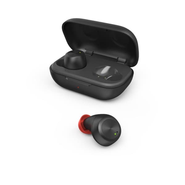 Hama 00184125 Spirit Chop Bluetooth, äkta trådlös, in-ear, svart (00184125)