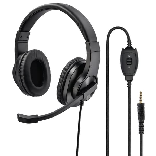 Hama "HS-P350" PC Office Headset, stereo, svart