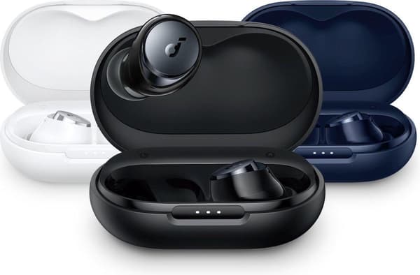 Soundcore Space A40-hovedtelefoner True Wireless Stereo (TWS) In-ear-opkald/Musik Bluetooth Sort