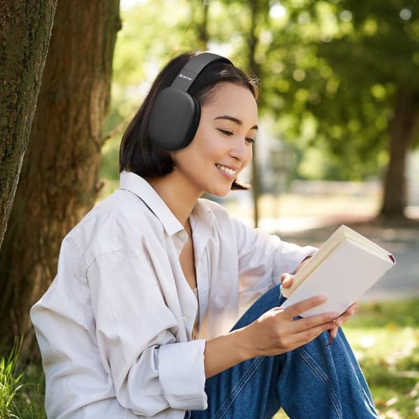 Denver Bluetooth-hovedtelefoner - Trådløst headset med opkaldsfunktion - BTH252 - Sort