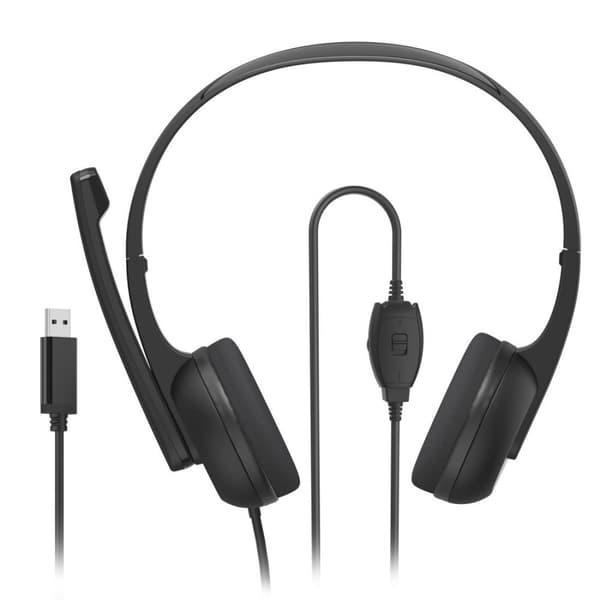 Hama "HS-USB250 V2" - Headset - on-ear - kablet - USB-A - sort