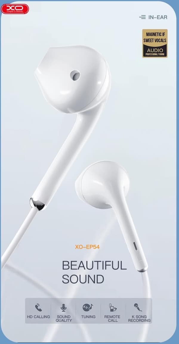 In-Ear Trådbundna Hörlurar med mikrofon 3,5mm iPhone, Samsung