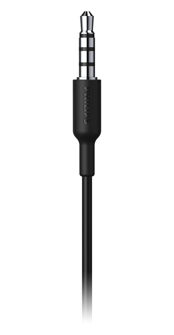 Philips TAA1105BK - Høretelefoner med mikrofon - ørepropper - over-øret - kablet - 3,5 mm stik - sort