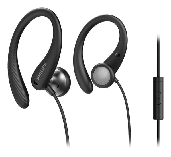 Philips TAA1105BK - Kuulokkeet mikrofonilla - korvapäät - korvan päällä - langallinen - 3,5 mm pistoke - musta