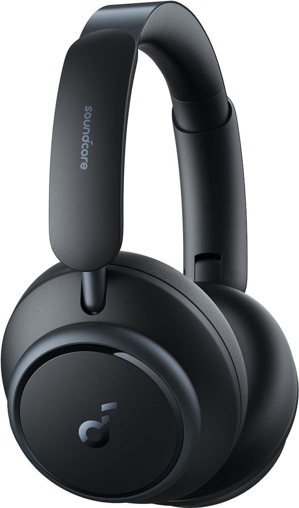 Soundcore Space Q45-hovedtelefoner Kablet og trådløst hovedbåndsopkald/musik Bluetooth Sort (A3040G11)