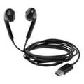 Miniatyrbild 2 av 5: STREETZ Semi-in-ear hörlurar, 3-knapp, USB-C - Svart