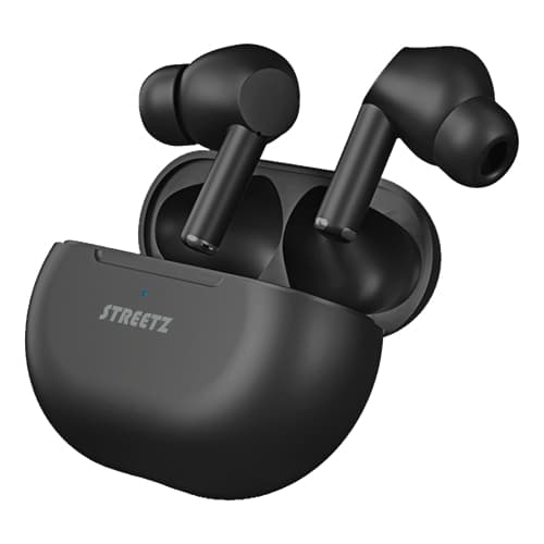 STREETZ True Wireless Stereo, in-ear, mattsvart