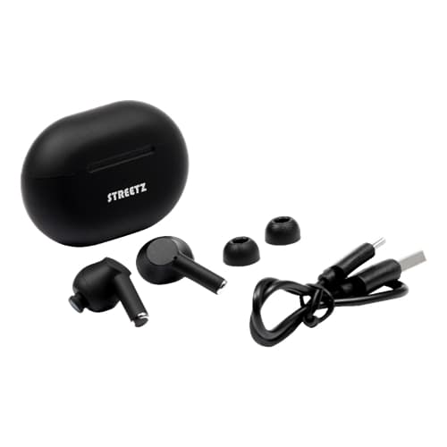 STREETZ True Wireless Stereo, in-ear, mattsvart