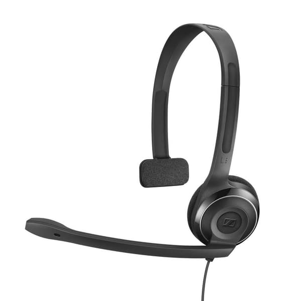 Sennheiser PC 7 USB Headset Kabelført hovedbøjle Kontor/callcenter USB Type-A Sort