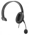 Miniatyrbild 2 av 6: Manhattan 180849 hörlurar/headset Trådbundet pannband Kontor/callcenter USB Typ-A Svart
