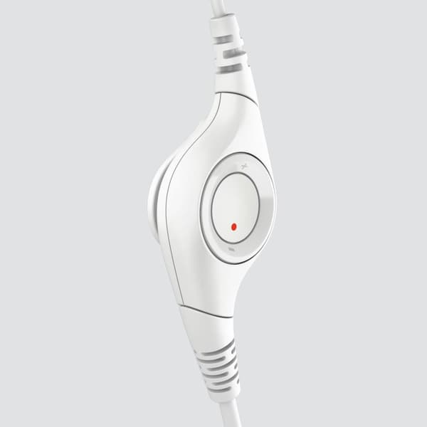 Logitech H390 Headset Trådbundet pannband Office/Call Center USB Typ-A Vit