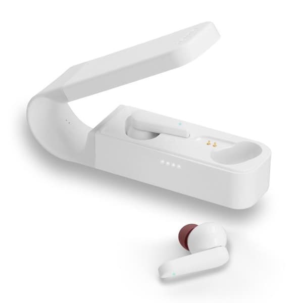 Hama Spirit Pocket Headset True Wireless Stereo (TWS) In-ear-samtal/Musik Bluetooth Vit