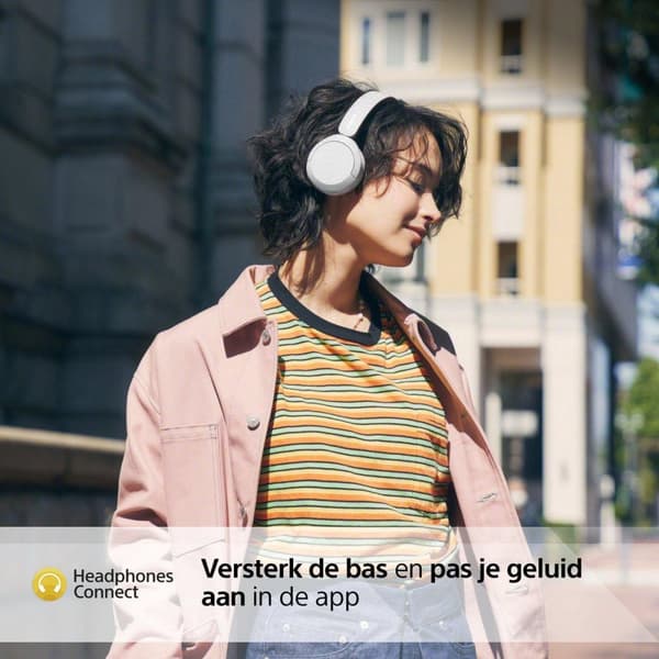 Sony WH-CH520 - Hovedtelefoner med mikrofon - on-ear - Bluetooth - trådløs - hvid (WHCH520W.CE7)