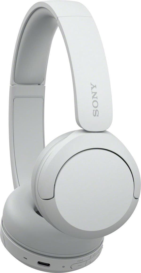 Sony WH-CH520 - Hovedtelefoner med mikrofon - on-ear - Bluetooth - trådløs - hvid (WHCH520W.CE7)