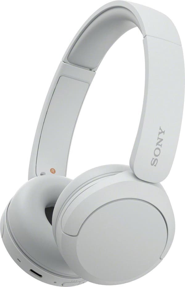Sony WH-CH520 - Hörlurar med mikrofon - on-ear - Bluetooth - trådlös - vit (WHCH520W.CE7)