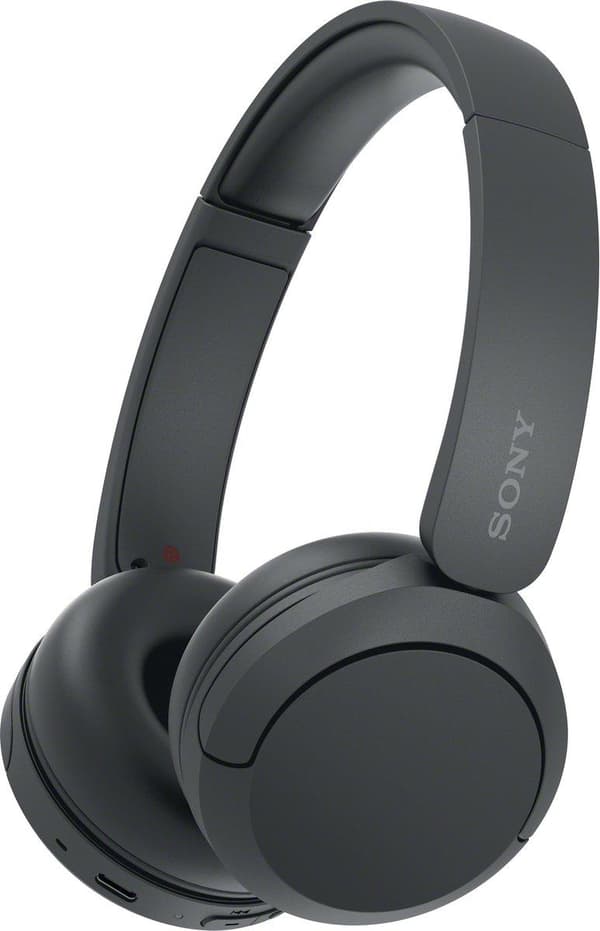 Sony WH-CH520 - Hörlurar med mikrofon - on-ear - Bluetooth - trådlös - svart (WHCH520B.CE7)