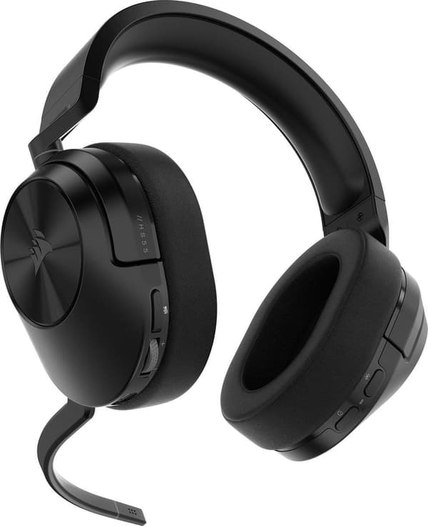 Corsair HS55 TRÅDLÖSA Hörlurar Trådlöst huvudband Gaming Bluetooth Svart - Carbon (CA-9011280-EU)