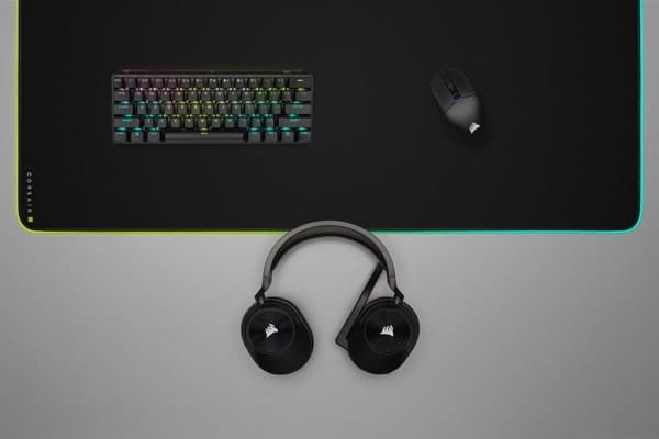 Corsair HS55 TRÅDLÖSA Hörlurar Trådlöst huvudband Gaming Bluetooth Svart - Carbon (CA-9011280-EU)