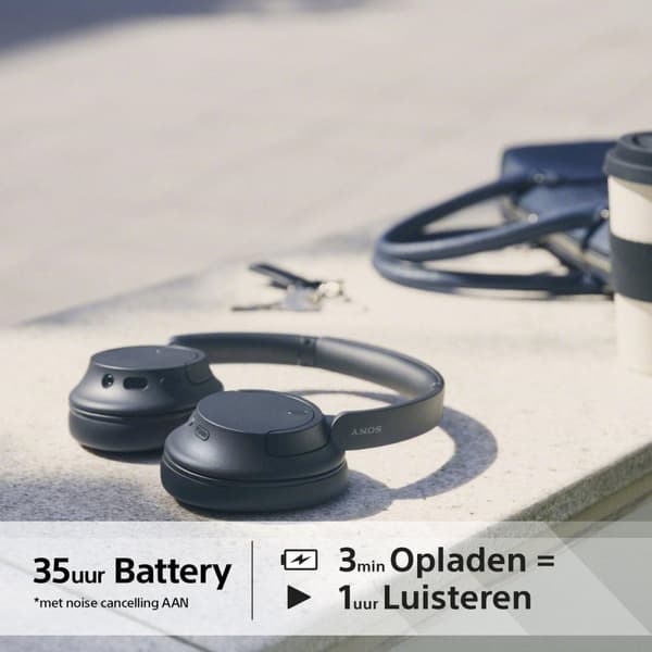Sony WH-CH720N – Draadløst over-ear headset med støjreduktion - Sort
