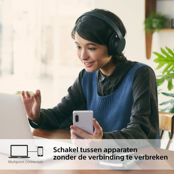 Sony WH-CH720N – Draadløst over-ear headset med støjreduktion - Sort