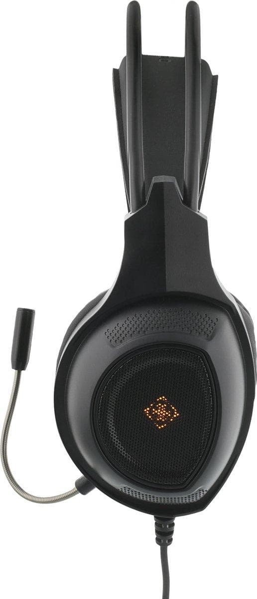 DELTACO GAMING GAM-069 Gaming-headset med justerbar hovedbøjle og mikrofon - USB LED-belysning