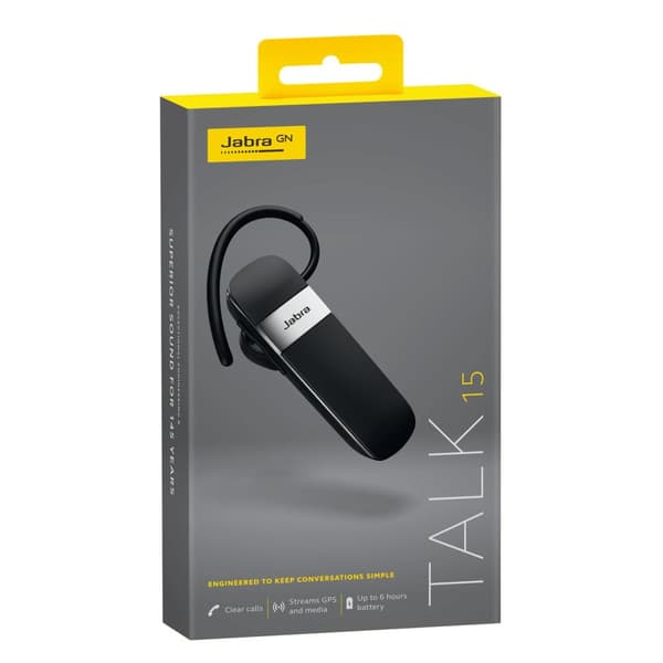 Jabra Talk 15 Bluetooth-kuulokkeet (musta) - 100-92200900-60