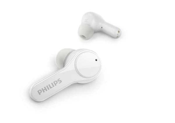 Philips TAT3217WT - ægte trådløse hovedtelefoner med mikrofon - i øret - Bluetooth - hvid
