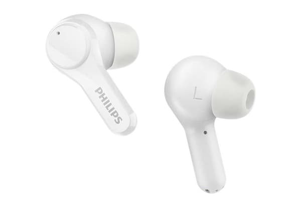 Philips TAT3217WT - ægte trådløse hovedtelefoner med mikrofon - i øret - Bluetooth - hvid