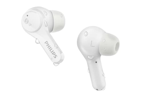Philips TAT3217WT - ægte trådløse hovedtelefoner med mikrofon - i øret - Bluetooth - hvid