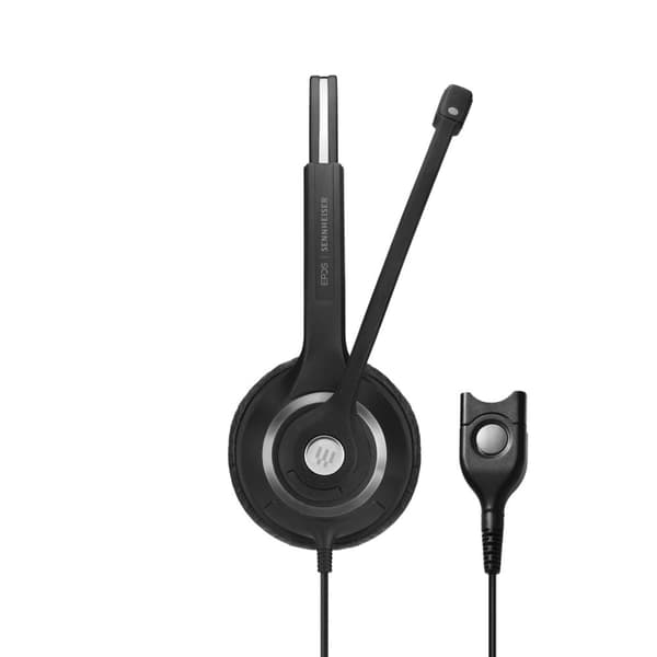 EPOS I SENNHEISER IMPACT SC 238 - 200-serien - Headset - On-Ear - Kabelansluten - Enkel frånkoppling - Svart, Silver (1000657)