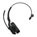 Miniatyrbild 3 av 4: GN Jabra Jabra Evolve2 55 UC Mono - Headset - on-ear - Bluetooth - trådlöst - aktiv brusreducering - USB-C - svart - med laddningsstation - Cisco Webe