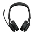 Miniatyrbild 3 av 4: GN Jabra Jabra Evolve2 55 UC Stereo - Headset - on-ear - Bluetooth - trådlös - aktiv brusreducering - USB-C, USB-A - svart - med laddningsstation - Zo